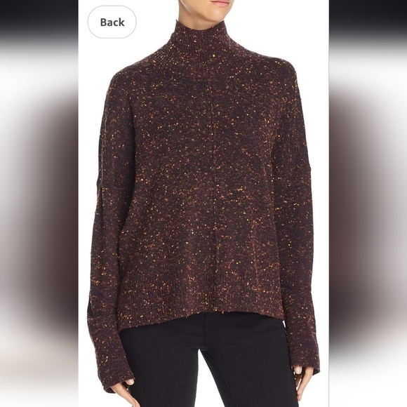 French Connection Farah knits longsleeve sweater aubergine small - Picture 1 of 6